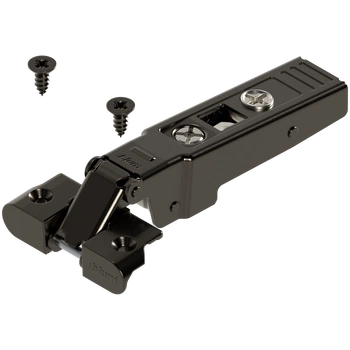 CLIP top zawias do ram alumin. 95°，Drzwi nakładane, bez sprężyny, puszka: na wkręty, (zawias zamknięty)