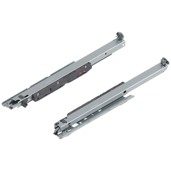 MOVENTO Zint. BLUMOTION / odpowiedni do TOB / odpowiedni do SERVO-DRIVE, pełny wysuw, prowadnica, 40 kg, dł.=500 mm, wymaga sprzęgła, montaż do dna, lewa/prawa