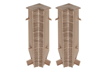 Narożnik wewn. do listwy przypodłogowej MASTERLINE 13x80mm 1kpl=2szt Cezar Light Coffee Matowe