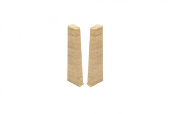 Zaślepki para do listwy przypodłogowej Hi Line 23,4x75mm 1kpl=2szt(L+P) Cezar Dąb Pinia Jasna Matowe