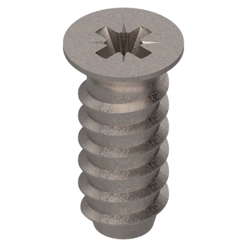 wkręt EURO, łeb wpuszczany,  6 mm, Długość całkowita (z łbem): 14.5 mm