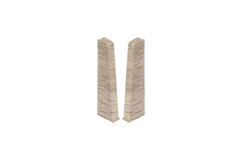 Zaślepki para do listwy przypodłogowej Hi Line 23,4x75mm 1kpl=2szt(L+P) Cezar Dąb Liguria Matowe