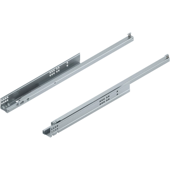 TANDEM Zintegrowany BLUMOTION Częściowy wysuw, Prowadnica, 30 kg, dł.=600 mm, do Grubość płyty 17-19 mm, wymaga sprzęgła, lewa/prawa