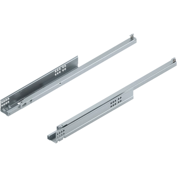 TANDEM Zintegrowany BLUMOTION Częściowy wysuw, Prowadnica, 30 kg, dł.=550 mm, do Grubość płyty 17-19 mm, wymaga sprzęgła, lewa/prawa