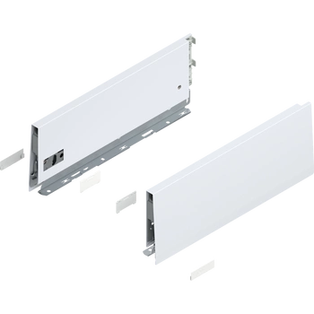 Bok MERIVOBOX, wysokość K (129 mm), dł.=350 mm, lewy/prawy