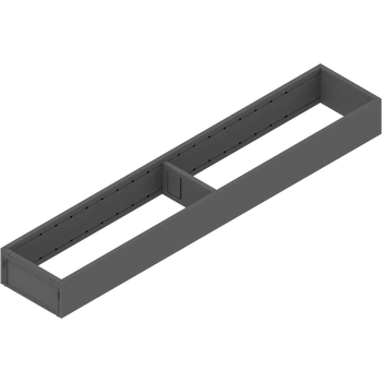 AMBIA-LINE  ramki do szuflady standardowej, do LEGRABOX/MERIVOBOX, stal, dł.=550 mm, szerokość=100 mm
