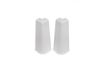 Narożnik zewn. do listwy przypodłogowej Hi Line 23,4x75mm 1kpl=2szt Cezar Biały RAL9003 Matowe