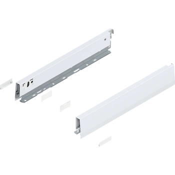 Bok MERIVOBOX, wysokość N (68.5 mm), dł.=400 mm, lewy/prawy