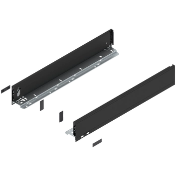 Bok LEGRABOX, wysokość M (90.5 mm), dł.=550 mm, lewy/prawy, do LEGRABOX pure