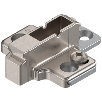 CLIP prowadnik, krzyżakowy, 9 mm, Cynk, na wkręty do płyty wiórowej