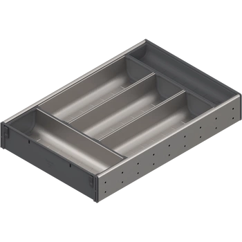 ORGA-LINE wkład z pojemnikami (częściowe wypełnienie), do szuflady standardowej TANDEMBOX, dł. NL=450 mm, szer. korpusu KB=400 mm, szer.=282 mm, do SPACE CORNER