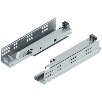 TANDEM TIP-ON Pełny wysuw, Prowadnica, 30 kg, dł.=250 mm, do Grubość płyty 17-19 mm, wymaga sprzęgła, lewa/prawa