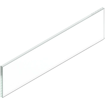 MERIVOBOX element dekoracyjny - bok, wysokość E (95 mm), dł.=450 mm, Szkło