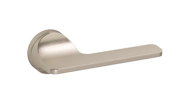 Klamka KORE efekt stali szlachetnej T-1951-126.G8, NOMET