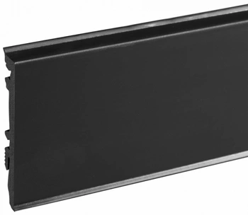 Listwa przypodłogowa PVC MASTERLINE 13x80mm listwa Cezar Czarny RAL9005 Matowe 2,20m