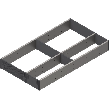 ORGA-LINE wkład z przegródkami (częściowe wypełnienie), do szuflady standardowej TANDEMBOX, dł. NL=550 mm, szer. korpusu KB=400 mm, szer.=291 mm