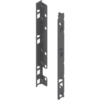 Uchwyt drewnianej ścianki tylnej LEGRABOX, wys. F (257 mm), prawy+lewy