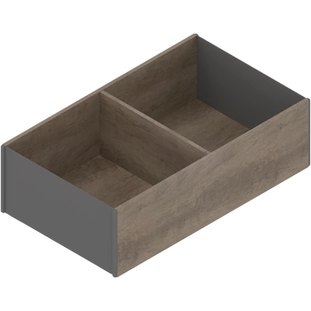 AMBIA-LINE rama, do LEGRABOX/MERIVOBOX szuflady z wysokim frontem, w opcji drewnopodobnej, od dł.=400 mm, szerokość=218 mm