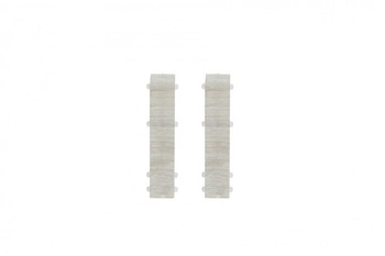 Łącznik listwy do listwy przypodłogowej Hi Line 23,4x75mm 1kpl=2szt Cezar Jesion Santiago Matowe