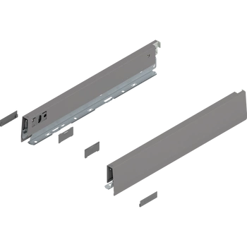 Bok MERIVOBOX, wysokość N (68.5 mm), dł.=400 mm, lewy/prawy