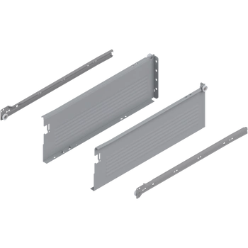 METABOX bok H (150 mm), Częściowy wysuw, 25 kg, dł.=450 mm, wersja na wcisk, lewy/prawy