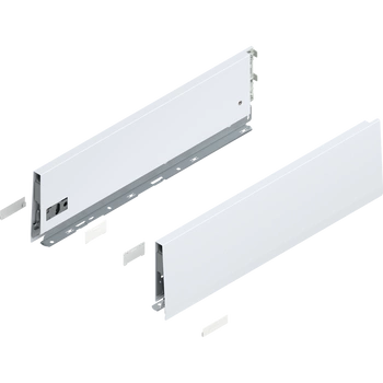 Bok MERIVOBOX, wysokość K (129 mm), dł.=450 mm, lewy/prawy