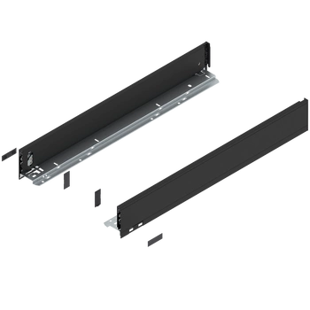 Bok LEGRABOX, wysokość M (90.5 mm), dł.=650 mm, lewy/prawy, do LEGRABOX pure