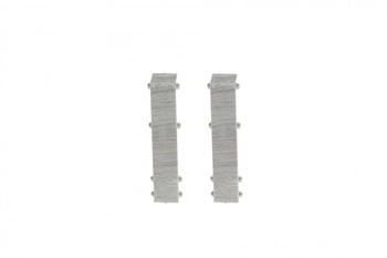 Łącznik listwy do listwy przypodłogowej Hi Line 23,4x75mm 1kpl=2szt Cezar Dąb Szary Jasny Matowe