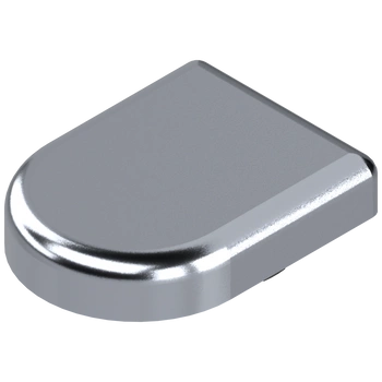 Zawias do drzwi szklanych-zaślepka puszki, w formie-D