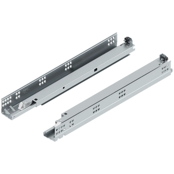 TANDEM TIP-ON Pełny wysuw, Prowadnica, 30 kg, dł.=450 mm, do Grubość płyty 17-19 mm, wymaga sprzęgła, lewa/prawa