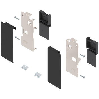 Mocowanie frontu LEGRABOX , wys. K, do szuflady wewnętrznej, lewe/prawe, do LEGRABOX pure