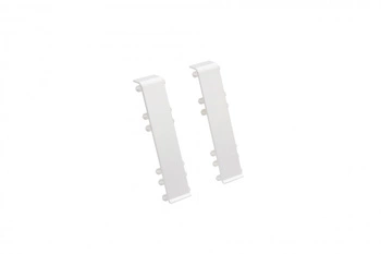 Łącznik listwy do listwy przypodłogowej Hi Line 23,4x75mm 1kpl=2szt Cezar Biały RAL9003 Błyszczące