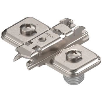 CLIP prowadnik, krzyżakowy, 0 mm, Stal, RW: otwór podłużny