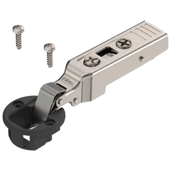 CLIP top zawias do drzwi szklanych 94°，Drzwi nakładane, puszka: na wkręty