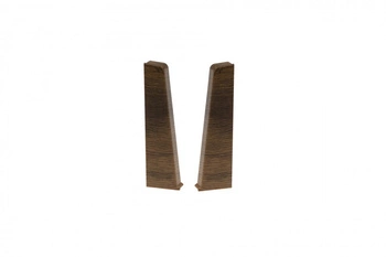 Zaślepki para do listwy przypodłogowej Hi Line 23,4x75mm 1kpl=2szt(L+P) Cezar Dąb Riverine Matowe
