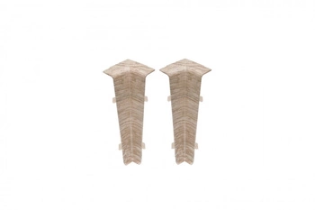 Narożnik wewn. do listwy przypodłogowej Hi Line 23,4x75mm 1kpl=2szt Cezar Dąb Malajski Matowe