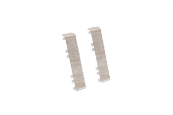 Łącznik listwy do listwy przypodłogowej Hi Line 23,4x75mm 1kpl=2szt Cezar Jesion Baltimore Matowe