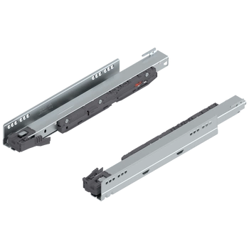 Prowadnica korpusu LEGRABOX Zint. BLUMOTION / odpowiedni do TOB / odpowiedni do SERVO-DRIVE, pełny wysuw, 40 kg, dł.=400 mm, lewa/prawa