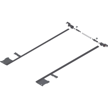 MOVENTO Stabilizacja boczna, dł.=750 mm, KB=1400 mm, pełen wysuw, do przycięcia