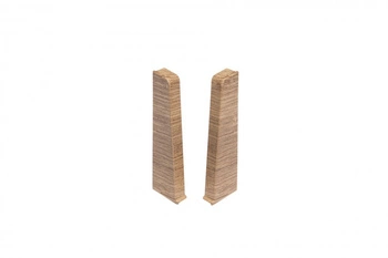 Zaślepki para do listwy przypodłogowej Hi Line 23,4x75mm 1kpl=2szt(L+P) Cezar Dąb Newada Matowe