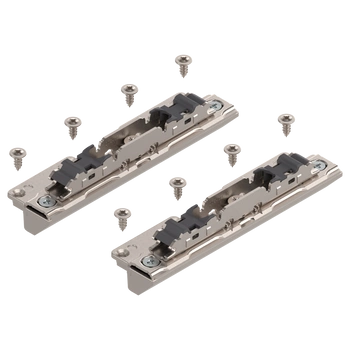 Systemy podnośników AVENTOS HS/HL/HK i HK top, Mocowanie frontu do wąskiej ramki aluminiowej, na wkręty