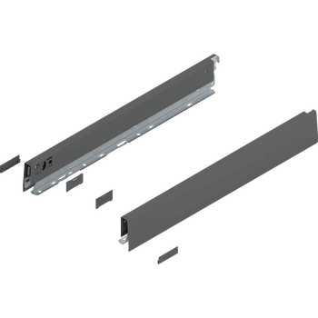 Bok MERIVOBOX, wysokość N (68.5 mm), dł.=500 mm, lewy/prawy