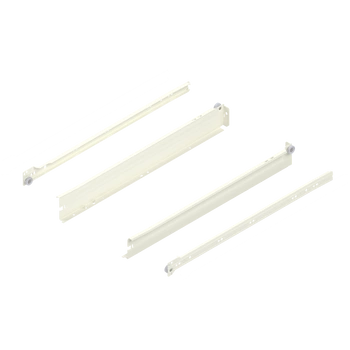 METABOX bok N (54 mm), Częściowy wysuw, 25 kg, dł.=500 mm, wersja na wcisk, lewy/prawy