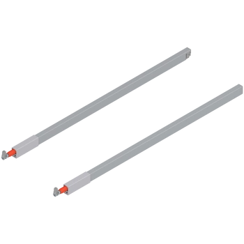 Reling podłużny TANDEMBOX  (górny), do szuflady z wysokim frontem, dł.=650 mm, lewy/prawy, do TANDEMBOX antaro
