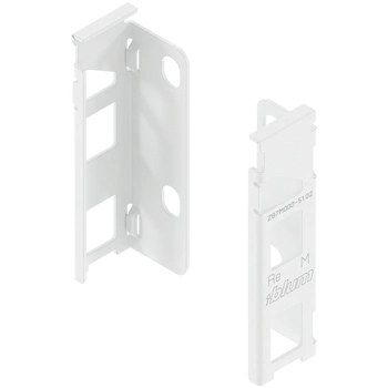 Uchwyt drewnianej ścianki tylnej LEGRABOX, wys. M (106 mm), prawy+lewy