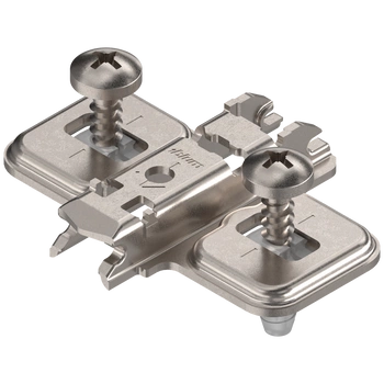 CLIP prowadnik, krzyżakowy, 0 mm, Stal, z kołkiem rozporowym EXPANDO, RW: otwór podłużny