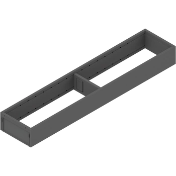 AMBIA-LINE  ramki do szuflady standardowej, do LEGRABOX/MERIVOBOX, stal, dł.=500 mm, szerokość=100 mm