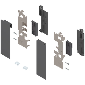 Mocowanie frontu LEGRABOX , wys. C, do szuflady wewnętrznej z elementami dekoracyjnymi, lewe/prawe, do LEGRABOX free