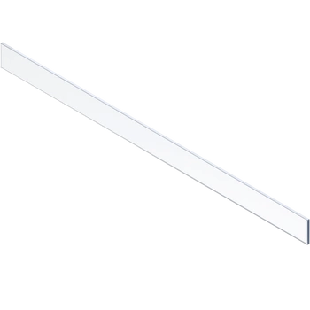 MERIVOBOX element dekoracyjny - przód, wysokość E (75 mm), szer. korpusu KB=1200 mm (18/19 mm), Szkło