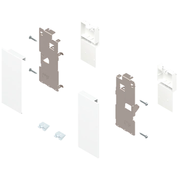 Mocowanie frontu LEGRABOX , wys. K, do szuflady wewnętrznej, lewe/prawe, do LEGRABOX pure